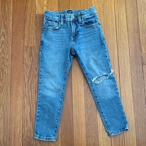 GAP Slim Taper Blue Ripped Jeans
